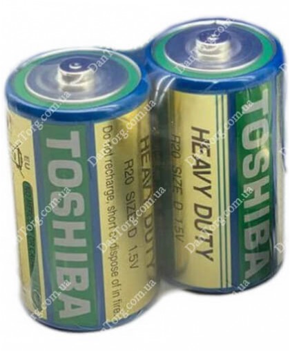 Батарейки Toshiba (Тошиба) R20