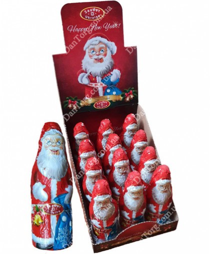 Шоколадная фигурка Дед Мороз 60 гр с сюрпризом